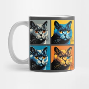 Chartreux Pop Art - Cat Lovers Mug